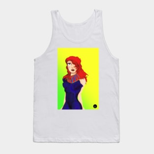 Highlight [ FEMALE Pen Drawing/ Illustration] Tank Top